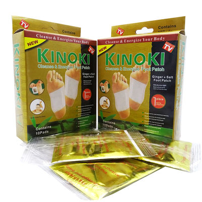 Witte/gouden kruidenvoetpannen 100% natuurlijk bamboe-extract voor stressverlichting en spierreiniging