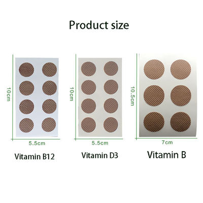 Verbeter uw slaap met gezondheidszorg Immuunverbeterende Multi Complex Energy Transdermale Vitamine C B1 B12 D3 E Vitamine Patch