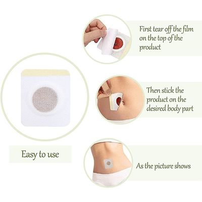 Detox Belly Slim Patch Voor Vrouwen Gratis verzending Stofwisseling bevordert Vetverbranding Vorming van taille Buik Buik Wit OEM ODM