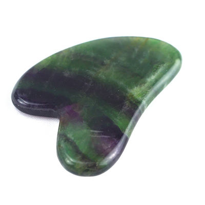 2024 Hartvorm Regenboog Fluoriet Gua Sha Massage Schraper Tool voor Body Spa