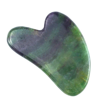 2024 Hartvorm Regenboog Fluoriet Gua Sha Massage Schraper Tool voor Body Spa