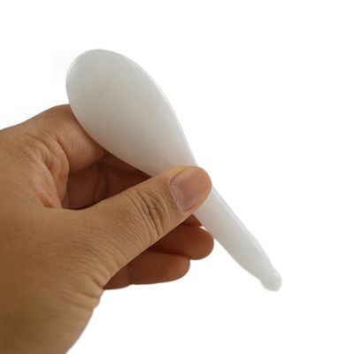 Handleiding White Jade Acupressure Reflexology Pen voor Body Massager Healthcare Therapy Weefselmassage Stick