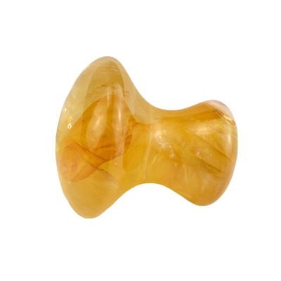 Gele Citroen Paddenstoel Gua Sha Gezicht Massage Tool Paddenstoel Shape bij betaalbare
