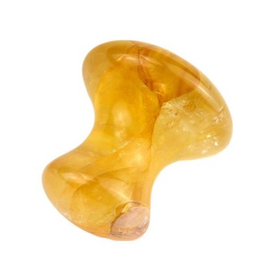 Gele Citroen Paddenstoel Gua Sha Gezicht Massage Tool Paddenstoel Shape bij betaalbare