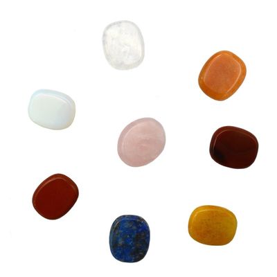 Kunstverzamelbare 2024 Natuurlijke edelsteen 7 Chakra Pendulum met Reiki Healing Purple Amethyst Crystal en Red Agate Stone Set