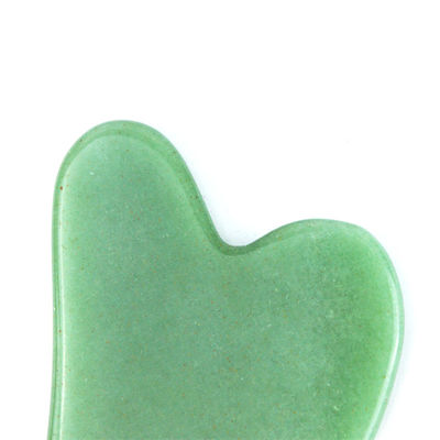 Gepersonaliseerd logo beschikbaar natuurlijke jade gua sha schraapbord voor gezichts schoonheid lichaamsmassage gereedschap huid gezondheidszorg spa