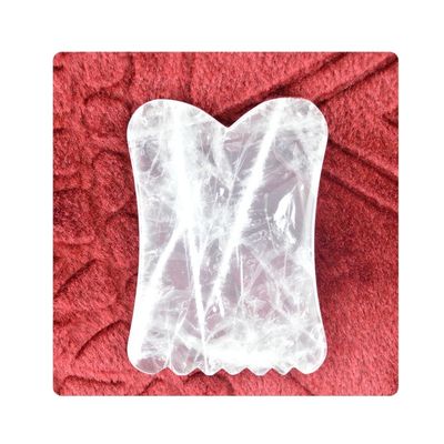 Eigenschappen Lichaamspieren Massageapparatuur 2024 Aankomsten Duidelijk kwarts Gua Sha Rock Crystal Guasha Edelsteen Beeldhouwer Gereedschap