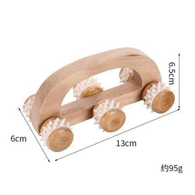 2023 Health Care Gift Houten Handheld Muscle Roller Body Massage Stick Rolling Wood Massager voor Gezichtsmassager