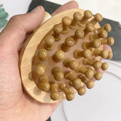 Eigenschappen Hoofdmassageapparatuur Aankomst 100% Pure Bamboe Borstel Massage Populaire Beek Hout Luchtkussing Breed mondkam