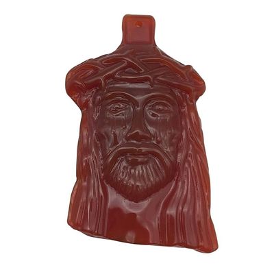 Verbeter je Feng Shui met aanpassen natuurlijke jade halsketting hanger amuletten micro Jezus Christus kruis agate hanger