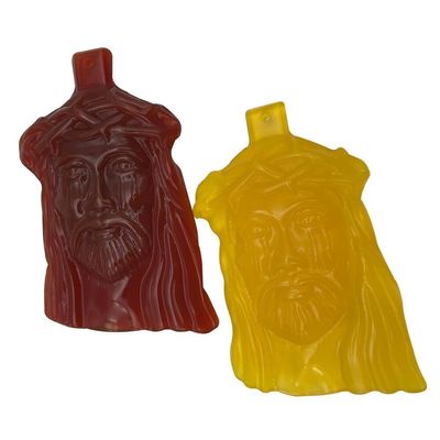 Verbeter je Feng Shui met aanpassen natuurlijke jade halsketting hanger amuletten micro Jezus Christus kruis agate hanger