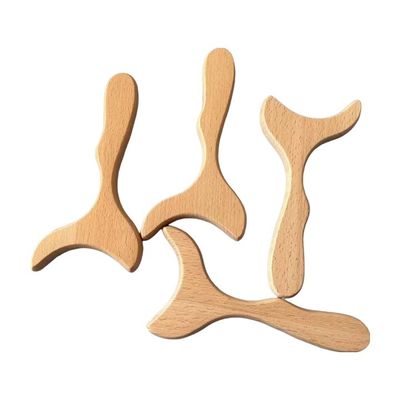 2023 OEM Beech Wood Therapy Massage Tools Set Houten rugmassageur met aangepast logo beschikbaard