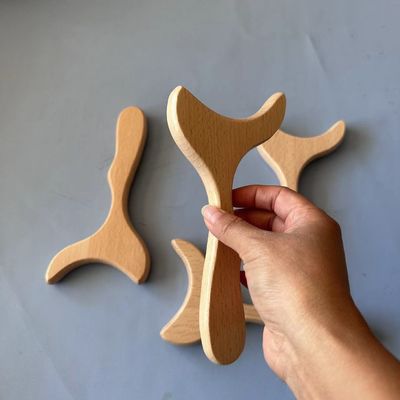 2023 OEM Beech Wood Therapy Massage Tools Set Houten rugmassageur met aangepast logo beschikbaard