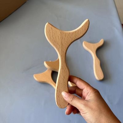 2023 OEM Beech Wood Therapy Massage Tools Set Houten rugmassageur met aangepast logo beschikbaard