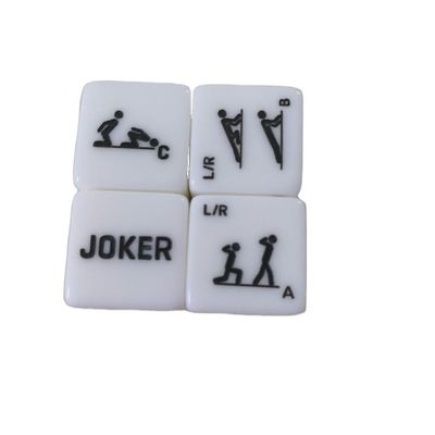 25mm Jade Six Sides Fitness Dice voor trainingen Sport Entertainment Games Verbeter je training