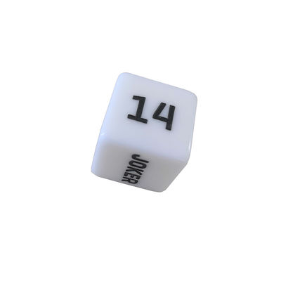 25mm Jade Six Sides Fitness Dice voor trainingen Sport Entertainment Games Verbeter je training