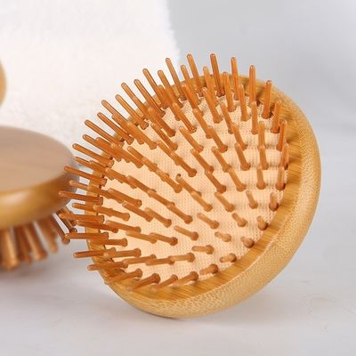 Bruine paddenstoelvorm Bamboe Gua Sha Scalp Massage Airbag Kam Houten Guasha Gereedschap Hoofd Ontspan Massager Haar Gezondheidszorg Schoonheidsborstel
