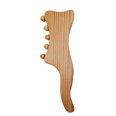 Lichaamsspieren Hout Gua Sha Schraper Tool voor rug Nek Gezicht Leg Lymfatische drainage