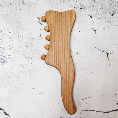 Lichaamsspieren Hout Gua Sha Schraper Tool voor rug Nek Gezicht Leg Lymfatische drainage