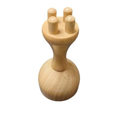 Spiermassage Champignon Cup Body Contour Roller voor Lymfatische Drainage Therapie Gua Sha Houten Trigger Point Massager Tool