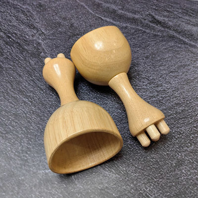 Spiermassage Champignon Cup Body Contour Roller voor Lymfatische Drainage Therapie Gua Sha Houten Trigger Point Massager Tool