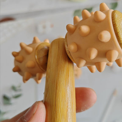Lichaamsmassageapparatuur Zomer 2024 Trending Arrivals Handheld Massage Roller Oogmassage Roller Stick Hout 3D Roller Face Massager