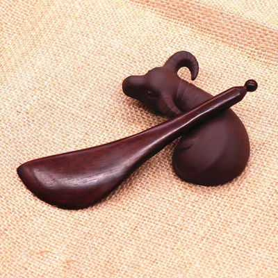 Red Rosewood Gua Sha Pen Customized Logo beschikbaar voor Body Healthcare Therapy en Acupunctuur Massage Stick
