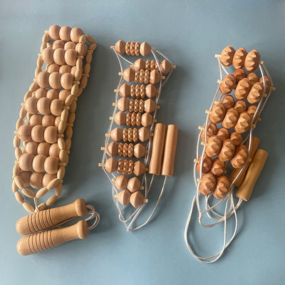 Lichaamsmassage Houten massagetool Dredge Meridian Gezondheidszorg Spieren Fascia Relax Fysiotherapie voor aangepast logo