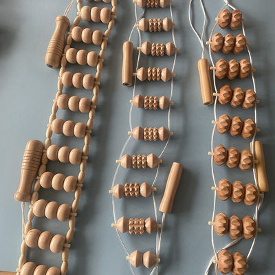 Lichaamsmassage Houten massagetool Dredge Meridian Gezondheidszorg Spieren Fascia Relax Fysiotherapie voor aangepast logo