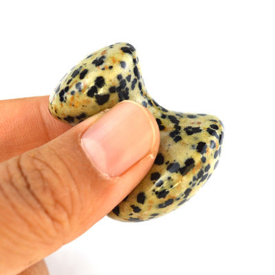 Gepersonaliseerd logo beschikbaar natuurlijke jade paddenstoel vorm gua sha massage steen voor gezicht en lichaam huidverzorging ontspanning