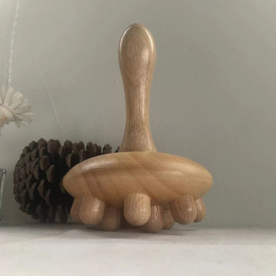 2024 Mushroom Cup Body Contour Roller Lymfatische Drainage Therapie Gua Sha Houten Trigger Point Massager voor prestaties