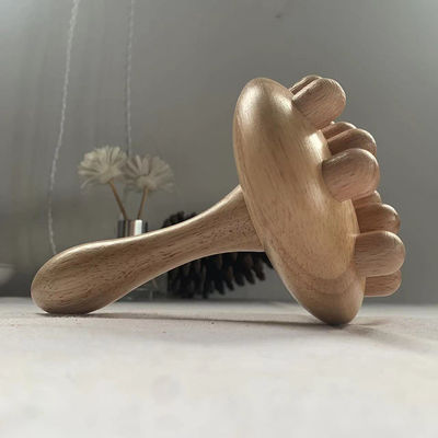 2024 Mushroom Cup Body Contour Roller Lymfatische Drainage Therapie Gua Sha Houten Trigger Point Massager voor prestaties