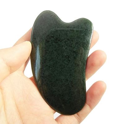 Gezichtsmassage Natural Nephrite Jade Stone Gua Sha Board voor gezicht en lichaam Huidverzorging SPA Acupunctherapie Behandeling