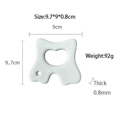 Schoonheid huidverzorging Tool Gezicht Gua Sha Board voor keramische massage en spier ontspanning