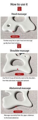 Schoonheid huidverzorging Tool Gezicht Gua Sha Board voor keramische massage en spier ontspanning