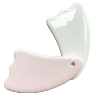 Gepersonaliseerd logo beschikbaard Mini Massage Keramisch Gua Sha Gereedschap voor Lichaam Nek Gezicht Zelf Huidverzorging Spa Gezicht Lifting Beauty