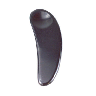 2024 aankomst Zwart Obsidian Oog Gua Sha Lepel Gezichtsmassageur Guasha Gereedschap voor Gezicht Gepersonaliseerd logo Geaccepteerd