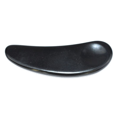 2024 aankomst Zwart Obsidian Oog Gua Sha Lepel Gezichtsmassageur Guasha Gereedschap voor Gezicht Gepersonaliseerd logo Geaccepteerd