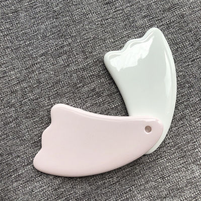 2024 Design Multi Function Unieke Keramiek Guasha Schrapen Gezichtslichaam Gua Sha Massager voor gezicht en lichaam verjonging