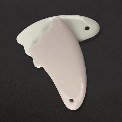 2024 Design Multi Function Unieke Keramiek Guasha Schrapen Gezichtslichaam Gua Sha Massager voor gezicht en lichaam verjonging