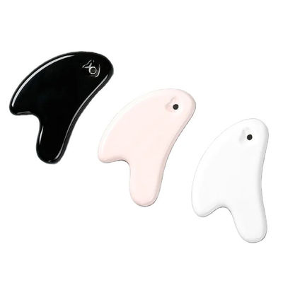 Zelfverzorging Spa Gezichtslifting Schoonheidssalon Apparatuur Hartvorm Mini Massage Keramische Gua Sha Gereedschap voor Gezichtsmassageur