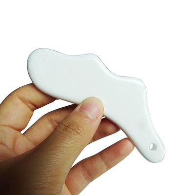 Gezicht Gua Sha Massage Tool Lichaam Schrapen Plaat Keramiek Verminder vet Static Free Draagbaar voor vrouwen Volwassenen