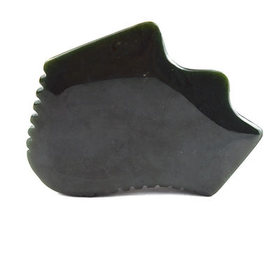 Gepolijste technische Nefriet Jade Guasha Tools Gua Sha Board voor het verbeteren van de vorm van de bloedsomloop