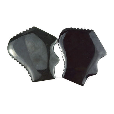 Gepolijste technische Nefriet Jade Guasha Tools Gua Sha Board voor het verbeteren van de vorm van de bloedsomloop