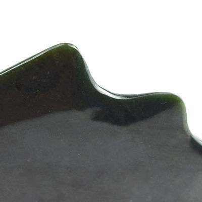 Gepolijste technische Nefriet Jade Guasha Tools Gua Sha Board voor het verbeteren van de vorm van de bloedsomloop