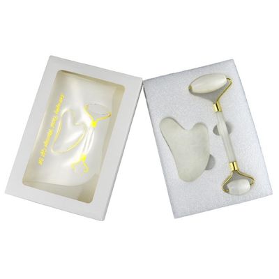 Natuurlijke Jade Steen Guasha Board voor Gua Sha Scraping Massage op het gezicht Customized Logo beschikbaard