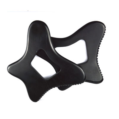 Custom Logo Guasha Stone Zwarte Bian Stone Gua Sha Massage Tool voor lichaamsrelaxatie en zelfverzorging