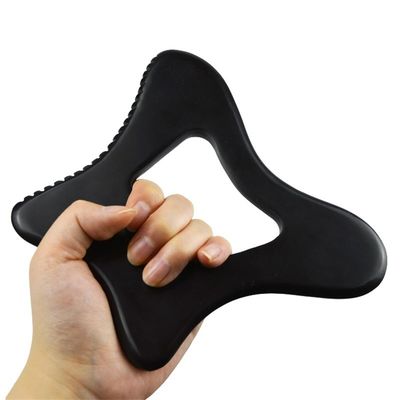 Custom Logo Guasha Stone Zwarte Bian Stone Gua Sha Massage Tool voor lichaamsrelaxatie en zelfverzorging
