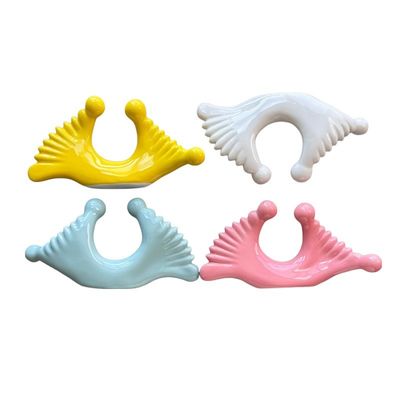 Gepersonaliseerd logo beschikbaard stijl dubbele hoofdmassage keramische gua sha gereedschap voor lichaam nek gezicht zelf huidverzorging gezichtsspa