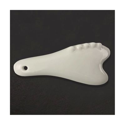 Wit keramisch Gua Sha massagetool voor acupressuur Gezichts- en lichaamsmassage Ervaar de voordelen